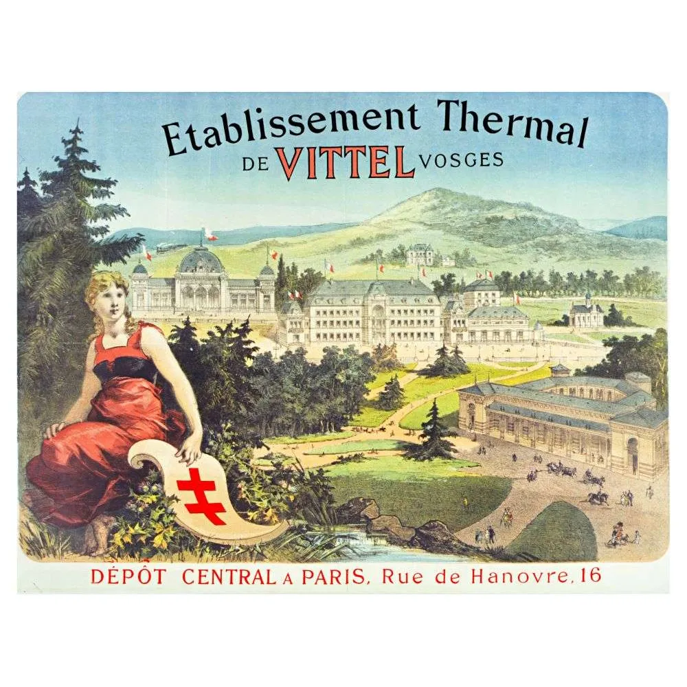 Etablissement Thermal de Vittel Vosges - Pubs vintage Etablissement Thermal de Vittel Vosges - Pubs vintage