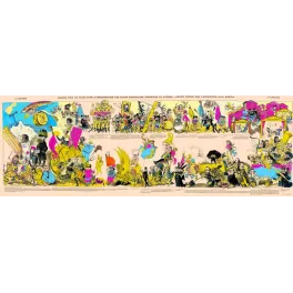 Robida Grand Défilé Vainqueurs – Caricature panoramique La Caricature
