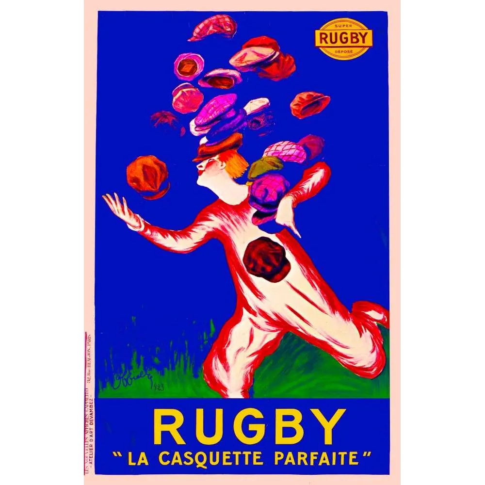 Rugby La Casquette Parfaite – pub vintage mode 1923 Art Déco Rugby La Casquette Parfaite – pub vintage mode 1923 Art Déco