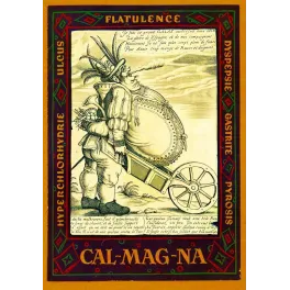 Cal-Mag-Na – pub vintage remède digestif flatulence XIXe siècle