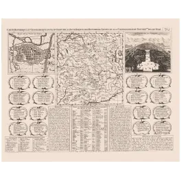 Carte Historique Savoie Piémont – Turin et Duché XVIIIe siècle