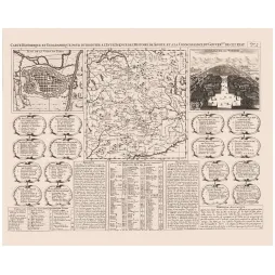 Carte Historique Savoie Piémont – Turin et Duché XVIIIe siècle