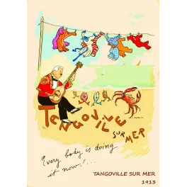 Tangoville sur Mer 1913 – Illustration Humoristique de Sem