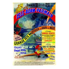 Grande Fête Nautique Isle-Adam 1898 – Régates et Fête Vénitienne