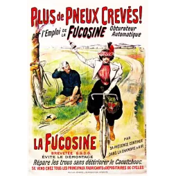 Fucosine Anti-Crevaison – Affiche Cycliste Belle Époque G. Baer