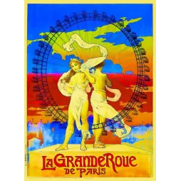 La Grande Roue de Paris – Affiche Belle Époque Attraction 1900