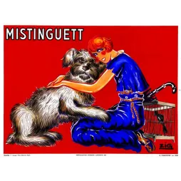 Mistinguett 1932 – Affiche Spectacle Music-Hall par Zig