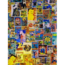 Mur d'Affiches Asiatiques Vintage – Hong Kong Japon Chine XXe Siècle