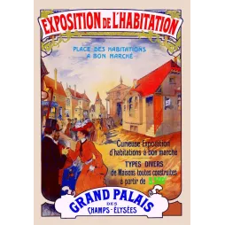 Pub Vintage Exposition Habitation Grand Palais – Maisons Bon Marché Paris