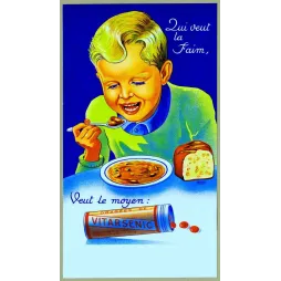 Pub vintage Vitarsénic dragées appétit enfant – Pharmacie | Années 1930 France