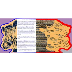 Carte des fromages de France – Reproductions AOP | Cadeau-Souvenir
