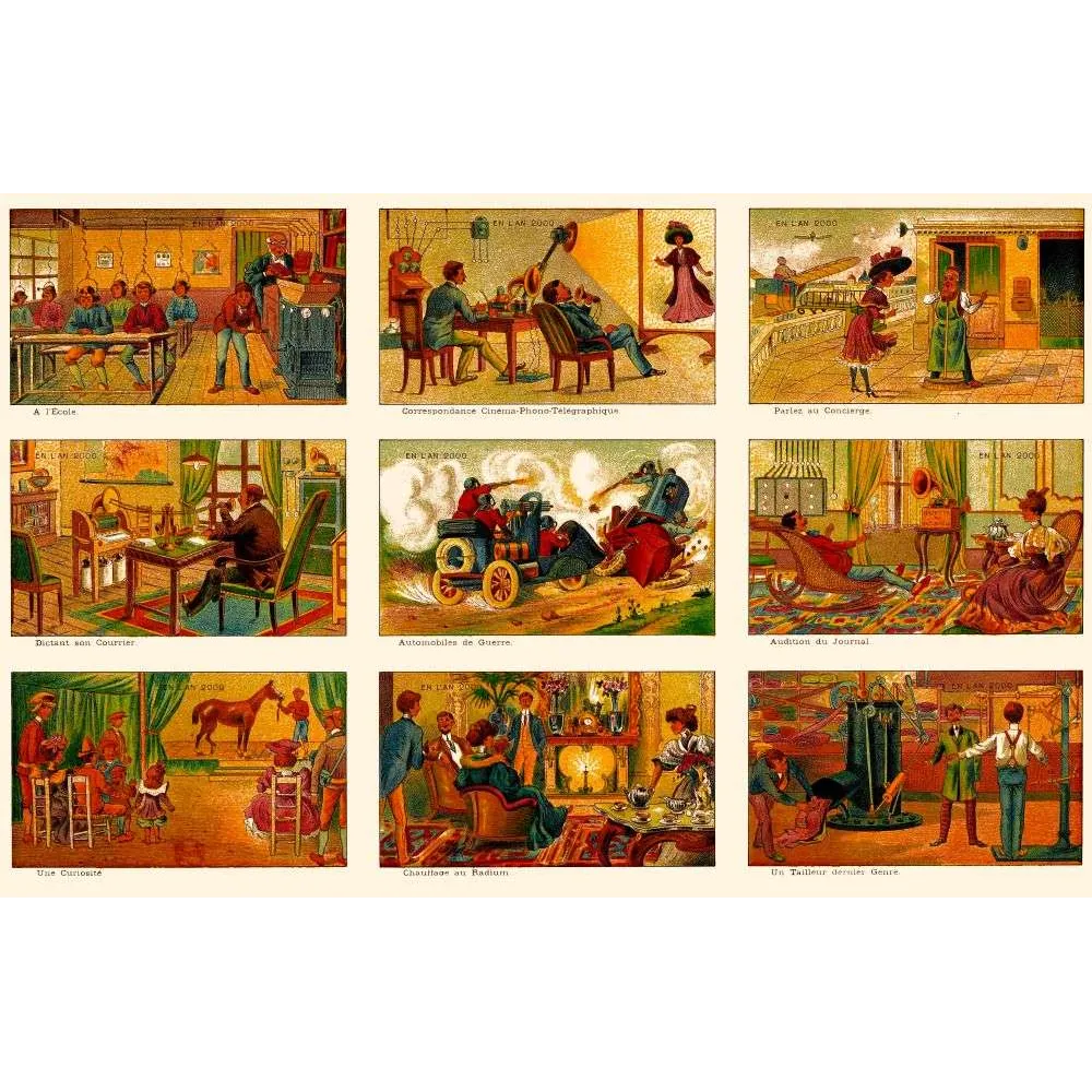 Série En l'An 2000 – Visions futuristes Belle Époque | Vers 1900 France Série En l'An 2000 – Visions futuristes Belle Époque | Vers 1900 France
