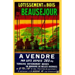 Pub vintage Lotissement Bois de Beauséjour – Terrains Épinay-sur-Orge | Début XXe siècle