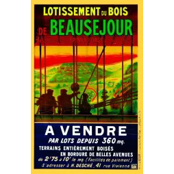 Pub vintage Lotissement Bois de Beauséjour – Terrains Épinay-sur-Orge | Début XXe siècle
