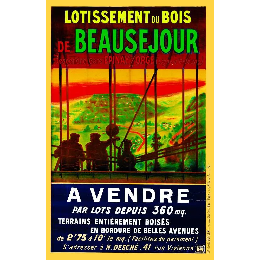 Pub vintage Lotissement Bois de Beauséjour – Terrains Épinay-sur-Orge | Début XXe siècle Pub vintage Lotissement Bois de Beauséjour – Terrains Épinay-sur-Orge | Début XXe siècle