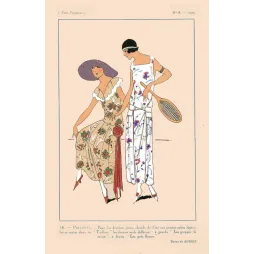 Très Parisien Pallanza – Illustration mode vintage été 1923 Rodier