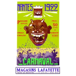 Carnaval de Nantes 1922 – Programme officiel vintage