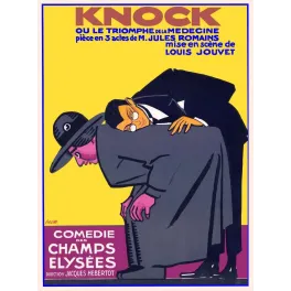 Knock ou Le Triomphe de la Medecine - Comédie des Champs d'Elysées - Pubs vintage