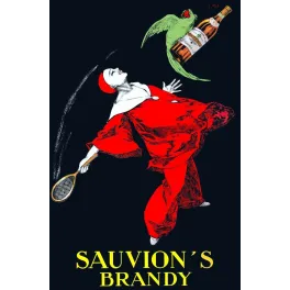 Sauvion's Brandy – Publicité alcool vintage