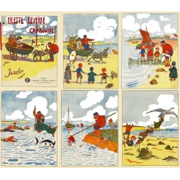 Lilette Léveillé à Crabouille – Album illustré Jordic Garnier Frères Paris début XXe