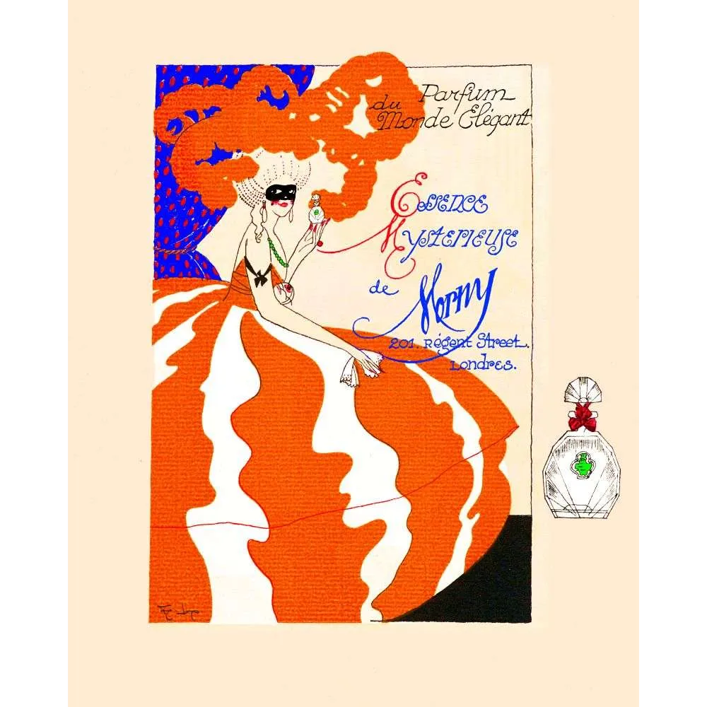Essence Mystérieuse de Normy – Publicité parfum Art Déco Londres Regent Street Essence Mystérieuse de Normy – Publicité parfum Art Déco Londres Regent Street