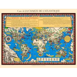 Carte de la Charte de l'Atlantique – Gill, Leslie MacDonald 1943