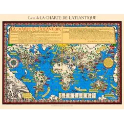 Carte de la Charte de l'Atlantique – Gill, Leslie MacDonald 1943