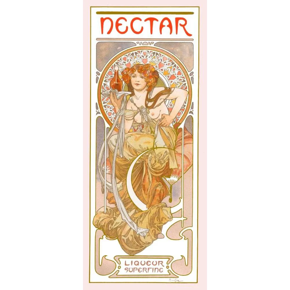 Nectar liqueur superfine – Affiche publicitaire Nectar liqueur superfine – Affiche publicitaire