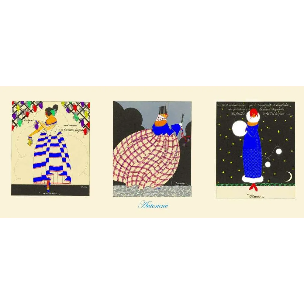 Automne trois illustrations de mode – Illustration Automne trois illustrations de mode – Illustration
