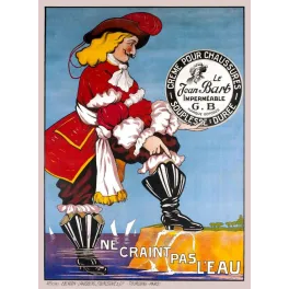Affiche Crème Chaussures Le Jean Bart Imperméable – Ne Craint Pas l'Eau