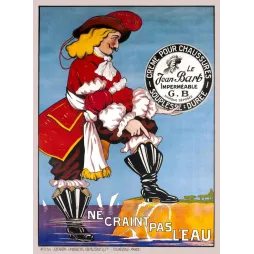Affiche Crème Chaussures Le Jean Bart Imperméable – Ne Craint Pas l'Eau