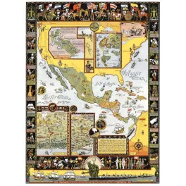 Grace Line – Carte illustrée Amérique Centrale canal Panama années 1930