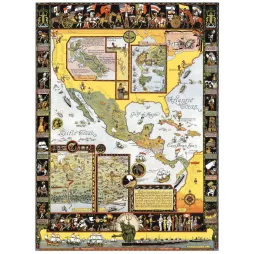 Grace Line – Carte illustrée Amérique Centrale canal Panama années 1930