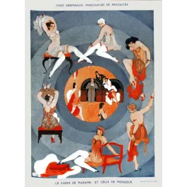 Labocetta – Chez Hermance Marchande de Frivolités illustration Art Déco années 1920