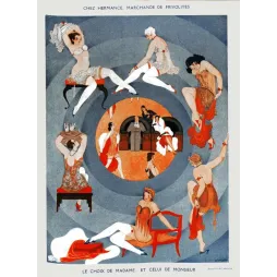Labocetta – Chez Hermance Marchande de Frivolités illustration Art Déco années 1920
