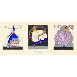 Illustration Art Déco mode féminine – Série Printemps années 1920