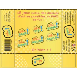 Dé…Lire ! Jeu de dés avec 15 jeux et 7 dés spéciaux
