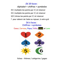 Dé…Lire ! Jeu de dés avec 15 jeux et 7 dés spéciaux