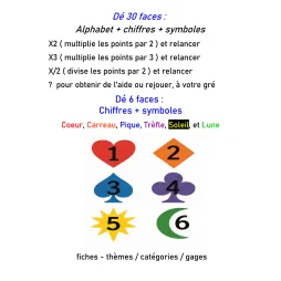 Dé…Lire ! Jeu de dés avec 15 jeux et 7 dés spéciaux
