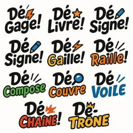 Dé…Lire ! Jeu de dés avec 15 jeux et 7 dés spéciaux