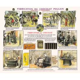 La fabrication du chocolat Poulain
