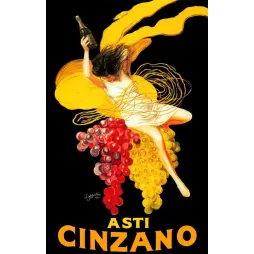 Affiche pub vintage Asti Cinzano