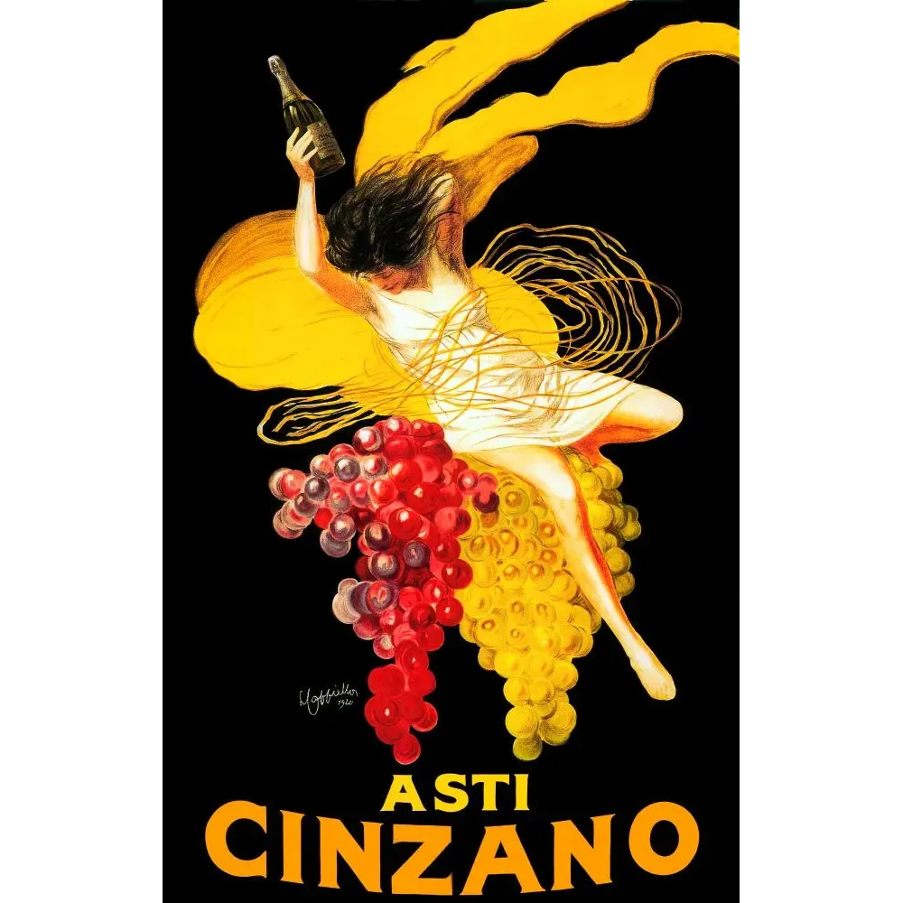 Affiche pub vintage Asti Cinzano Affiche pub vintage Asti Cinzano