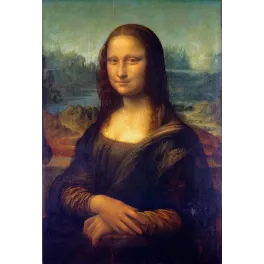 Peinture La Joconde Mona Lisa Léonard de Vinci Renaissance italienne sourire sfumato paysage montagneux Musée du Louvre Paris
