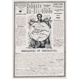 Document statistique département Eure-et-Loir n°27 Chartres portrait Desportes carte Beauce XIXe siècle