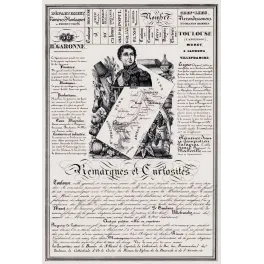 Document statistique département Haute-Garonne n°30 Toulouse portrait maréchal Soult carte Languedoc XIXe