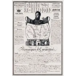 Document statistique département Gers n°31 Auch portrait maréchal Lannes carte Gascogne XIXe siècle