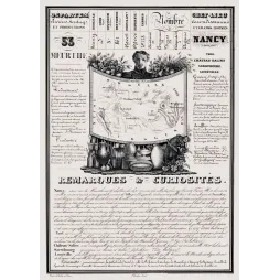 Document statistique Meurthe n°53 Nancy portrait Gouvion-Saint-Cyr place Stanislas Baccarat cristallerie Lorraine XIXe