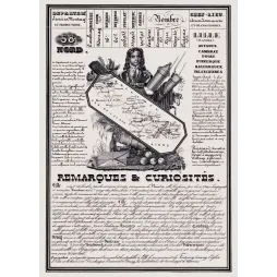 Document statistique Nord n°58 Lille portrait Jean-Bart corsaire Valenciennes dentelle Dunkerque Flandre XIXe
