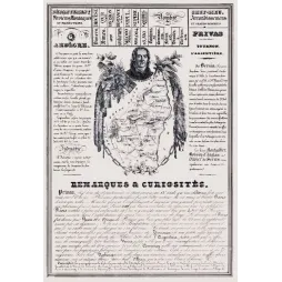Document statistique Ardèche Privas cardinal de Bernis Montgolfier soie vignobles carte XIXe